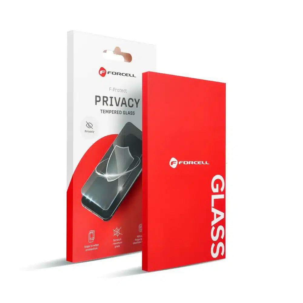 Kaljeno staklo Forcell Privacy Glass Anti-spy za iPhone 16 crno