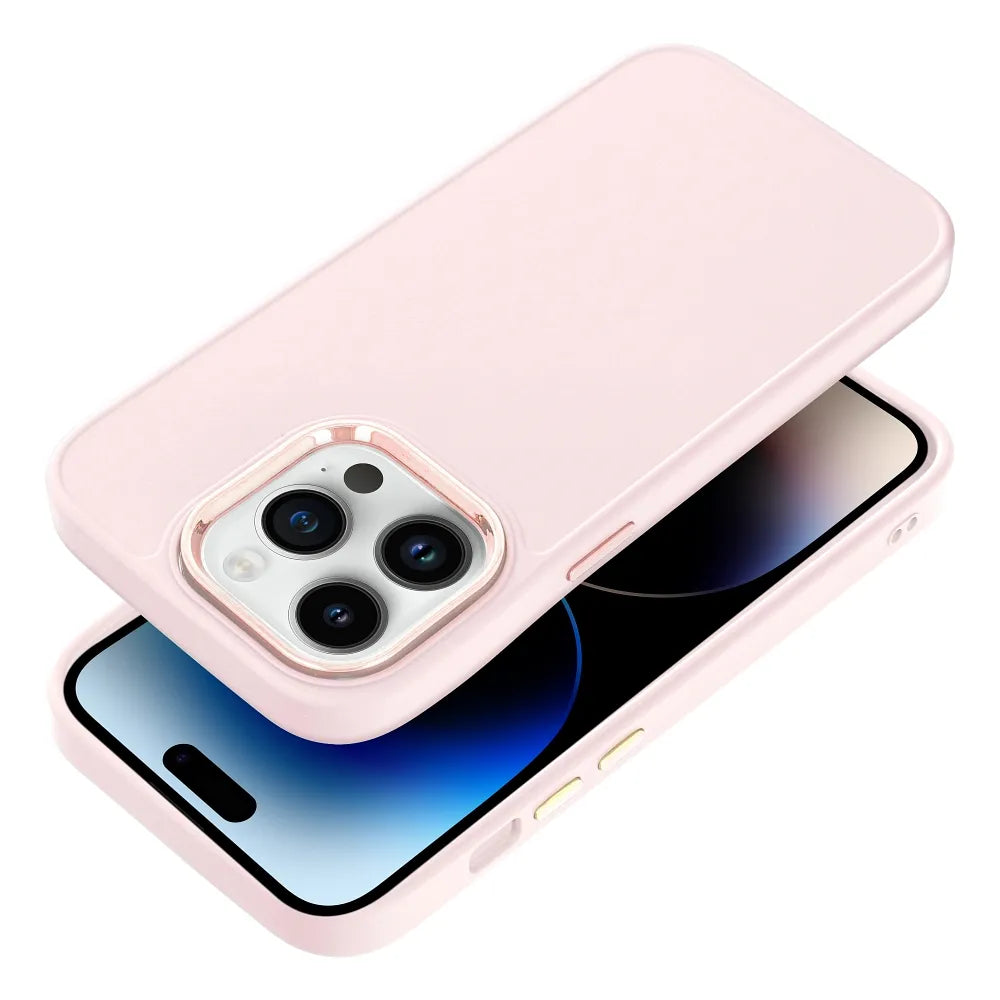 FRAME maska za iPhone 14 Pro puder pink