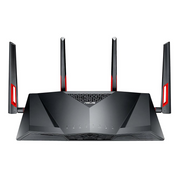 ASUS DSL-AC88U bežični usmjerivač Gigabit Ethernet Dvofrekvencijski (2,4 GHz / 5 GHz) Crno, Crveno