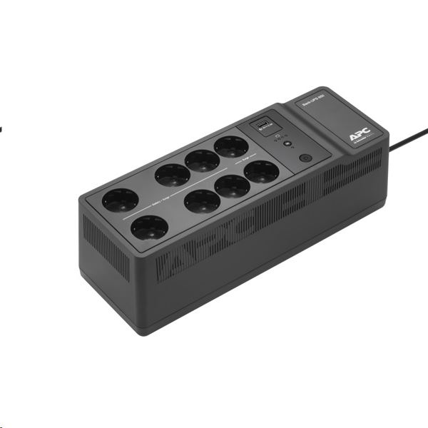 APC Back-UPS 650VA 230V 1 USB charging port - (Offline-) USV neprekidan tok energije (UPS) Pripravnost (izvanmrežno) 0,65 kVA 400 W 8 utičnice naizmjenične struje