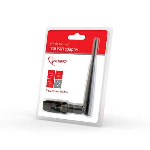 GEMBIRD WLAN USB adap.+antena 300Mbps WNP-UA300P-01