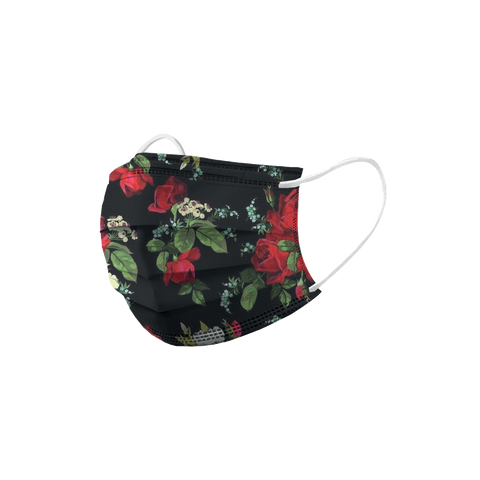 Zaštitne maske Rose Black - medicinske TIP 2R troslojne - 10 kom