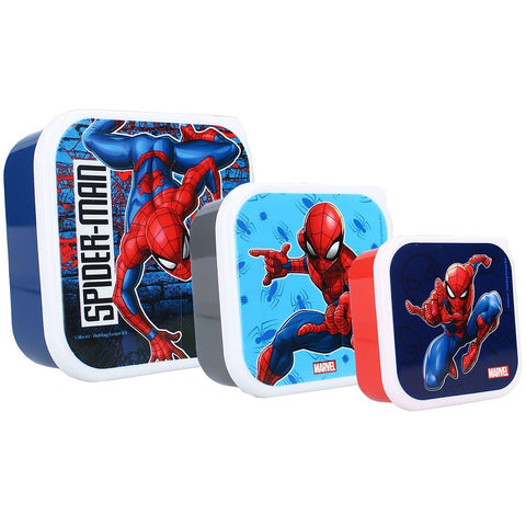 Posuda za užinu Spider-Man Let&#39;s Eat (3u1)