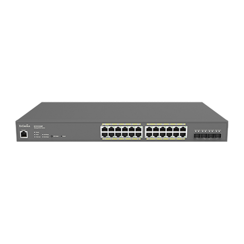 Cloud Managed Switch 24-port GbE PoE.af/at(+) 240W 4x10Gb SFP+ L2+ 19i