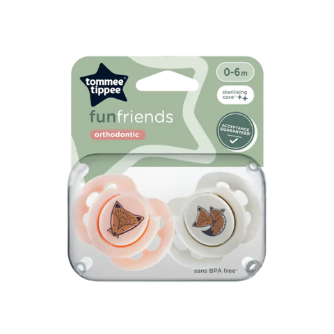 Tommee Tippee® CTN &quot;Fun Friends&quot; dude varalice, 2 kom, 0 - 6 mj.