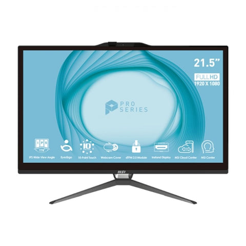 All-in-one MSI PRO AP222T 13M-091XEU i5 / 8GB / 256GB SSD / 21.5&quot; FHD / Windows 11 Home / crni