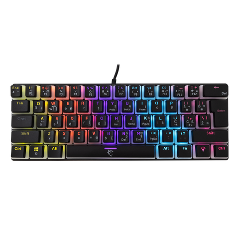 White Shark TIPKOVNICA GK-2202 ASHIKO Crna / HR / BLUE.SW.