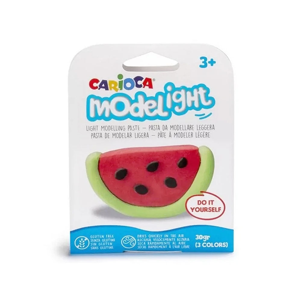 Carioca Modelight voće – lagani plastelin za djecu 30g Lubenica