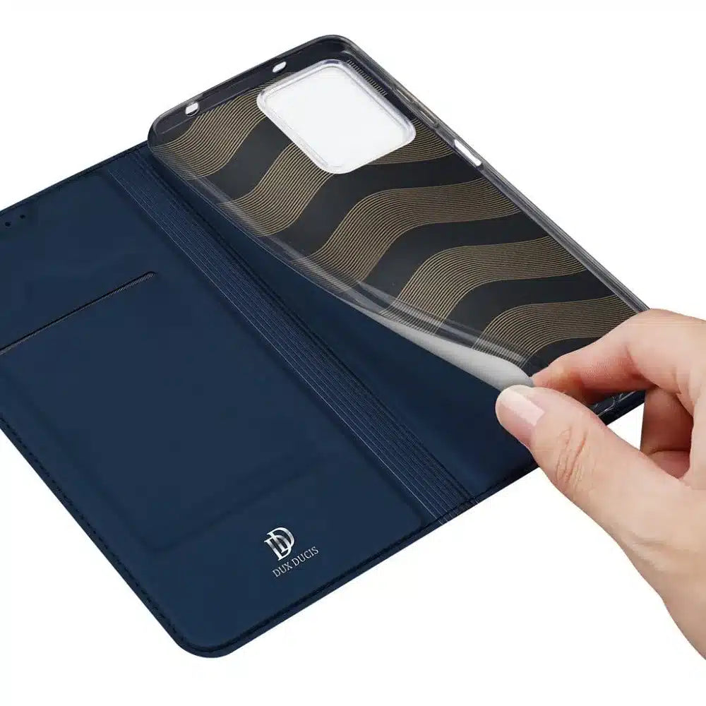 DUX DUCIS Skin Pro - preklopna torbica za Redmi Note 12 4G plava