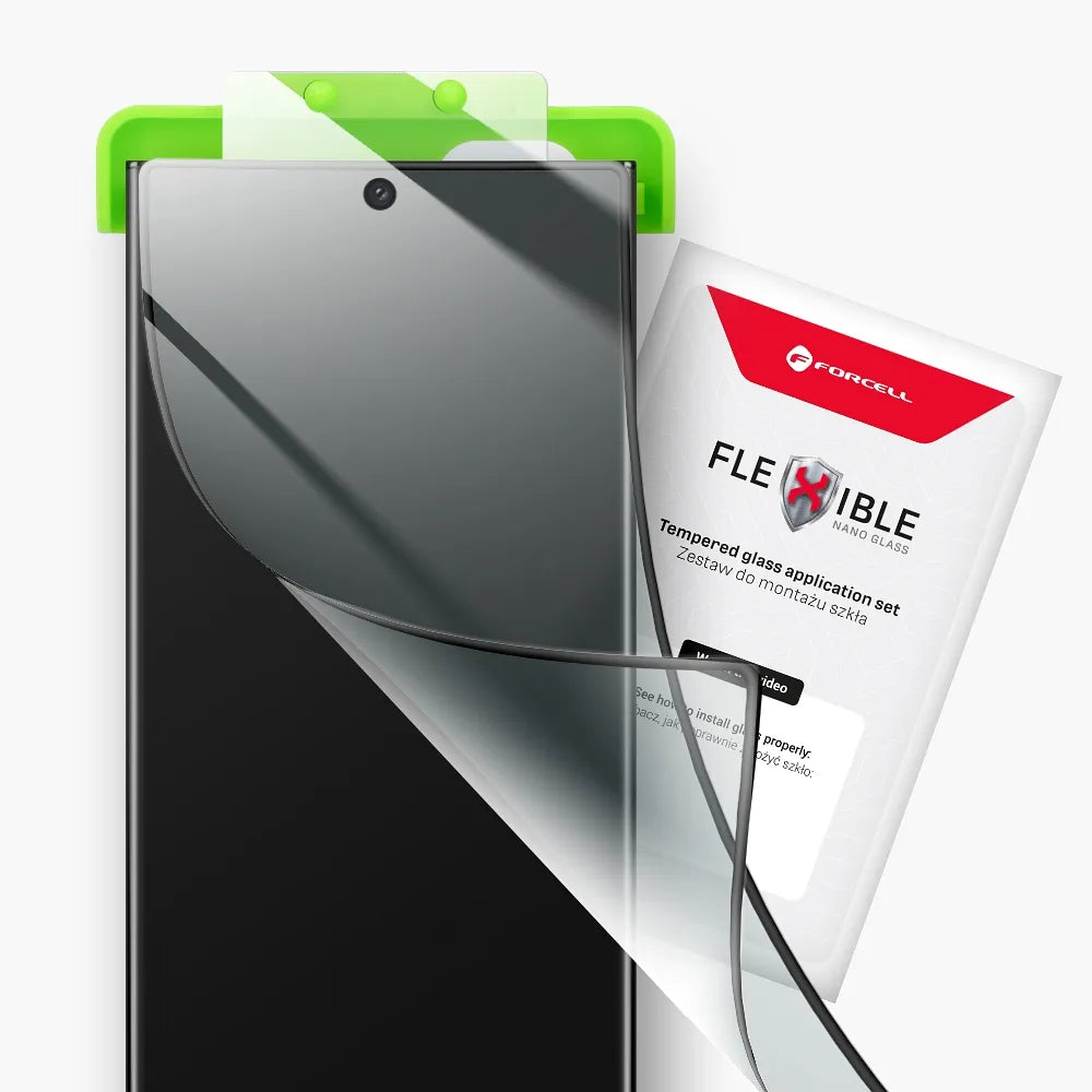 Forcell Flexible 5D Nano Glass - hibridno staklo za Samsung Galaxy A14 5G