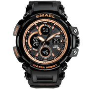 Sat SMAEL TE-4002 - Crni / Zlatni KP4002