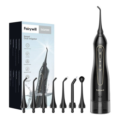 FairyWill Bežični oralni tuš FW-5020E, crni