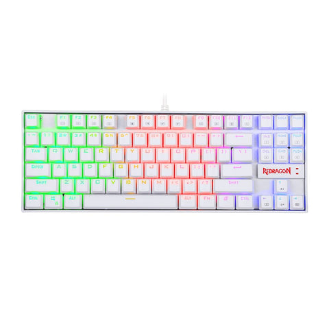 REDRAGON KUMARA K552 RGB MEHANIČKA TIPKOVNICA BIJELA CRVENI PREKIDAČI