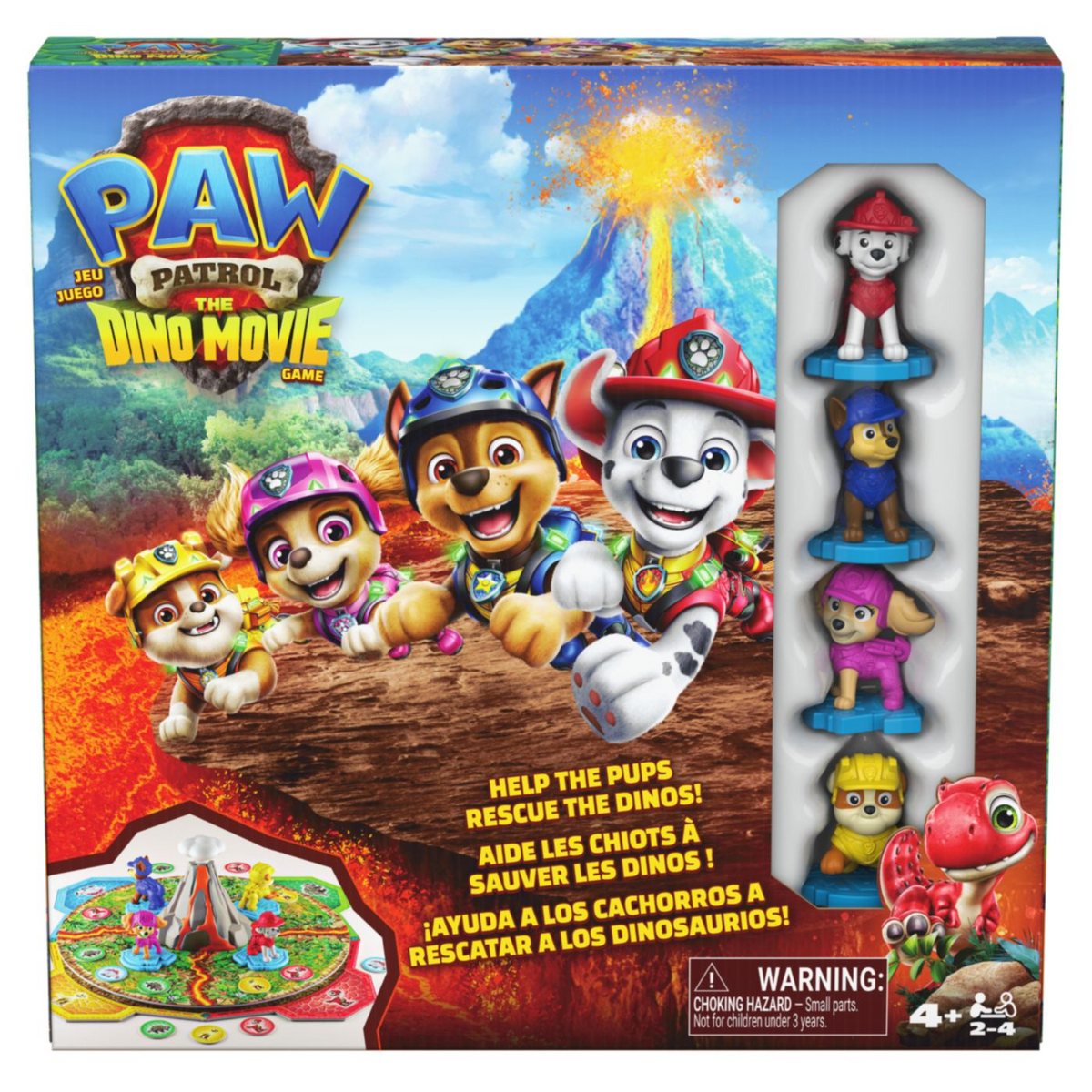 Games 6076557 igra na ploči PAW Patrol: The Dino Movie Game Društvena igra na ploči Obiteljska