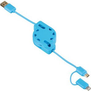 Hama 00054564 USB kabel 1,2 m USB A Micro-USB B/Lightning Plavo