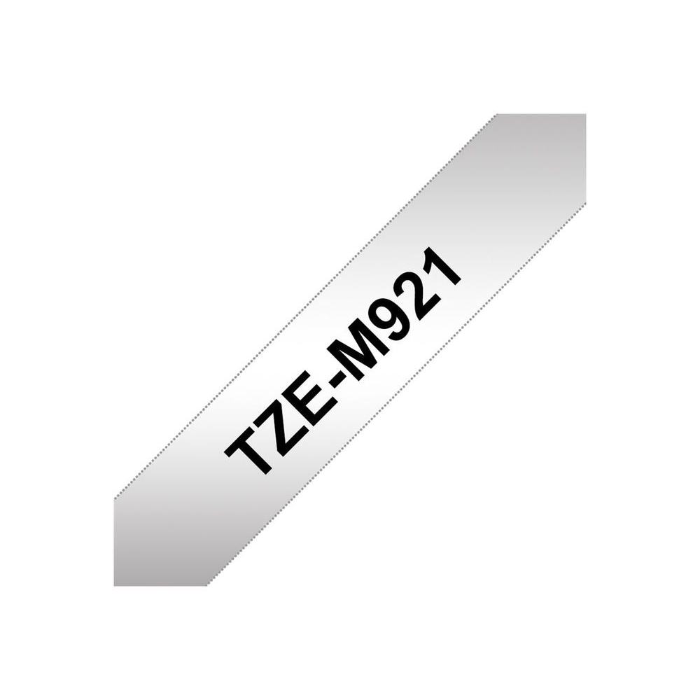 Brother TZE-M921 traka za izradu naljepnica Crno na metalik