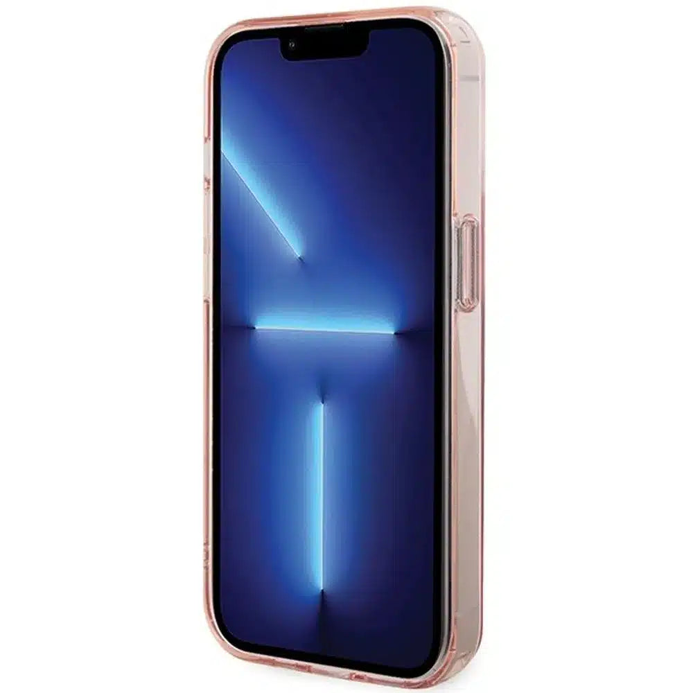 Original KARL LAGERFELD Hardcase maska za iPhone 15 Pro Max (Magsafe / Ringstand KC / pink)