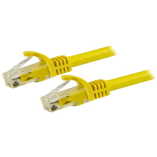 StarTech.com N6PATC7MYL kabel za umrežavanje Žuto 7 m Cat6 U/UTP (UTP)