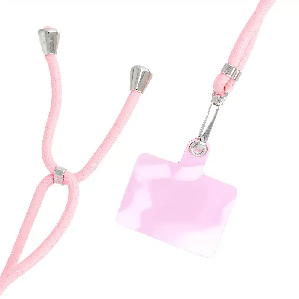 SWING privjesak za telefon podesive duljine / duljina kabela 165 cm (max 82,5 cm u omči) / rame ili vrat – lite pink