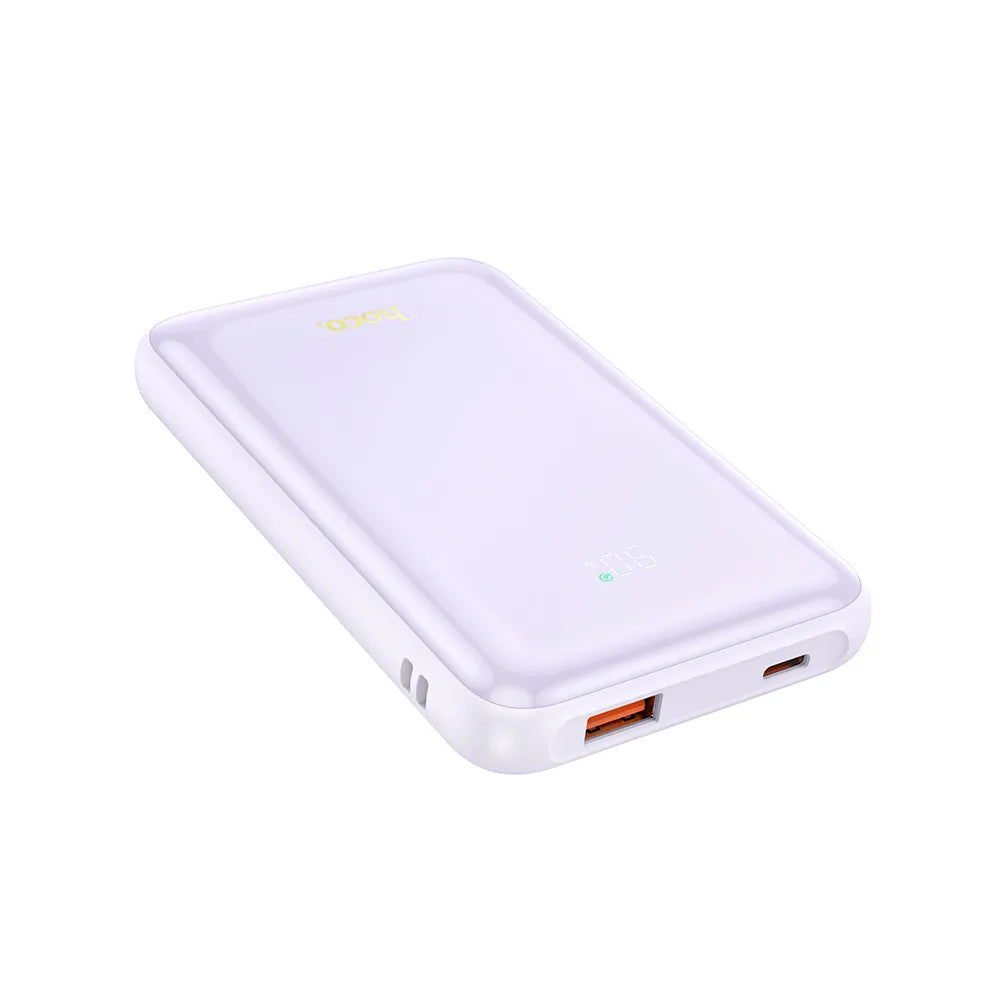 HOCO powerbank 10.000 mAh PD QC3.0 3A 22.5W Q21 ljubičasti