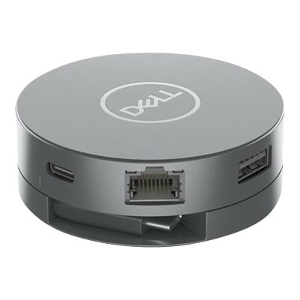 DELL DA305 Žičano USB 3.2 Gen 2 (3.1 Gen 2) Type-C Srebro