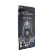 X-ONE Full Cover Extra Strong Privacy kaljeno staklo - za iPhone 15 Pro (puno ljepilo) crno