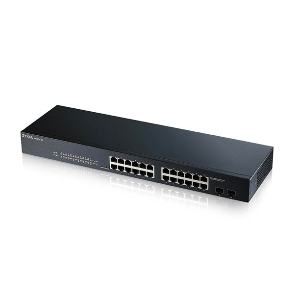 Zyxel GS1900-24 mrežni prekidač Upravljano Gigabit Ethernet (10/100/1000) Crno