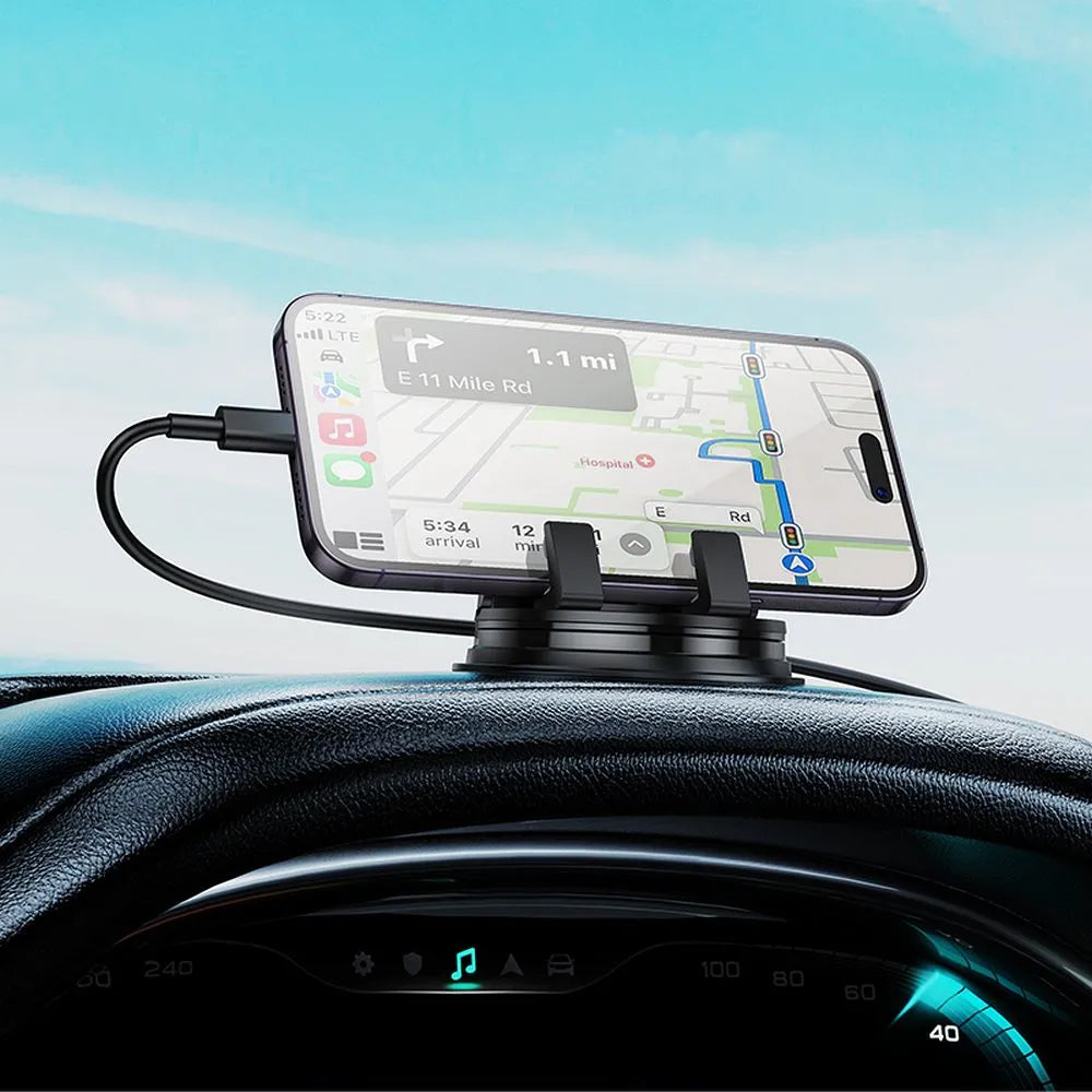 HOCO Automobilski Držač za nadzornu ploču H55 crni
