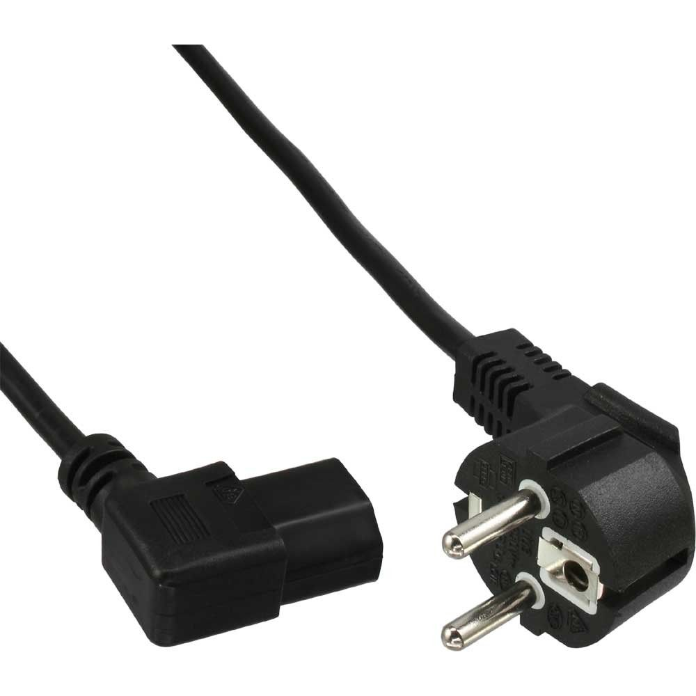 InLine 16752H strujni kabel Crno 0,3 m Utikač tipa F C13 spoj