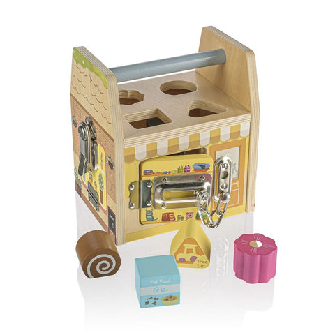 Zopa drvena montessori kocka