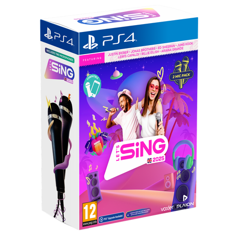 Let&#39;s Sing 2025 - Paket s dva mikrofona (Playstation 4)