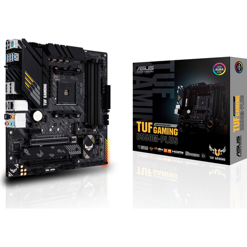 Asus TUF Gaming B550M-PLUS, DDR4, SATA3, USB 3.2 Gen2, DP, 2.5Gb, AM4 mATX Matična ploča