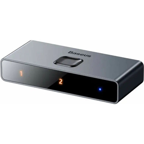 BASEUS HDMI HUB adapter - 2x HDMI (siva)
