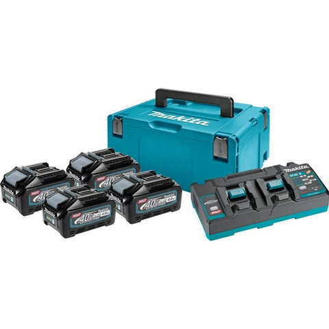 Makita XGT Power Set u Kovčegu Makpac 3 (BL4040 x 4, DC40RB)
