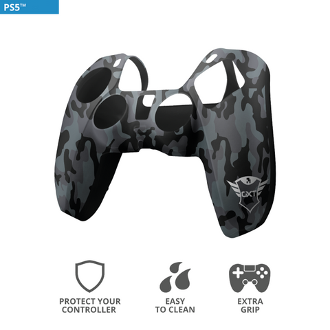 Trust gaming silikonska zaštita za PS5 kontroler crna GXT748 (24172)