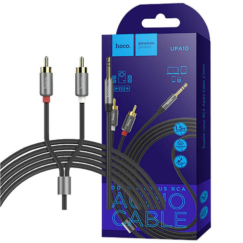 hoco. Audio kabel RCA na 3.5 mm, dužina 1.5 metar - UPA 10 RCA to 3.5mm