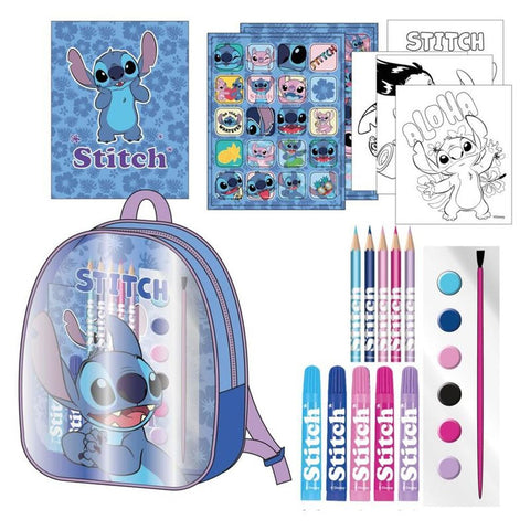Disney Stitch Ruksak sa Setom Školskog Pribora
