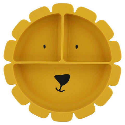 trixie® silikonski neklizajući djeljeni tanjur mr. lion