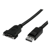 StarTech.com DPPNLFM3PW DisplayPort kabel 0,9 m Crno