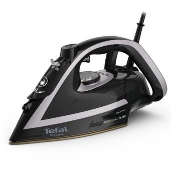 Tefal Puregliss FV8062E0 glačalo Glačalo za suho & parno glačanje Durilium AirGlide Autoclean soleplate 3000 W Crno, Sivo