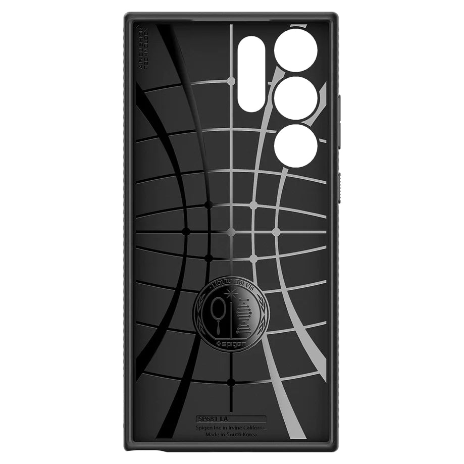 Spigen – Liquid Air za Samsung Galaxy S23 Ultra – mat crna