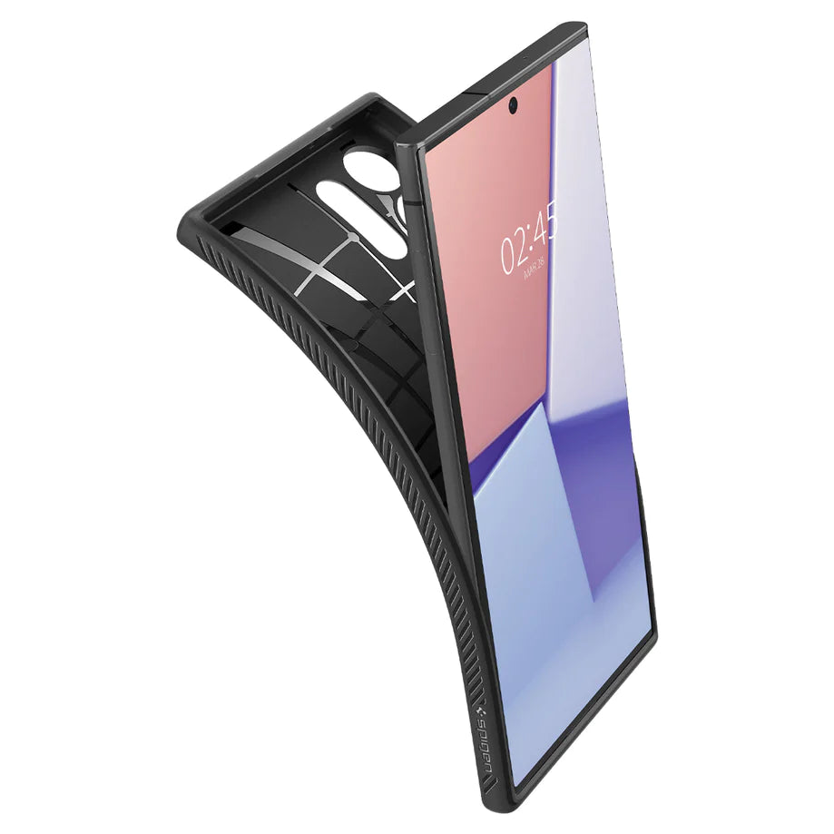 Spigen – Liquid Air za Samsung Galaxy S23 Ultra – mat crna