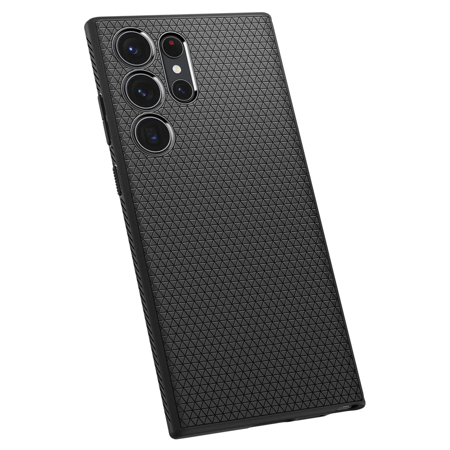 Spigen – Liquid Air za Samsung Galaxy S23 Ultra – mat crna