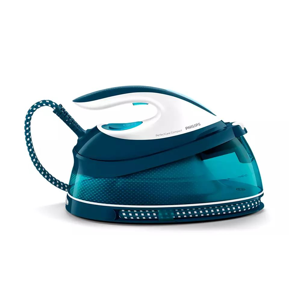 Philips GC7844/20 postaja za glačanje na paru 1,5 L SteamGlide podnica glačala Plavkasta, Bijelo