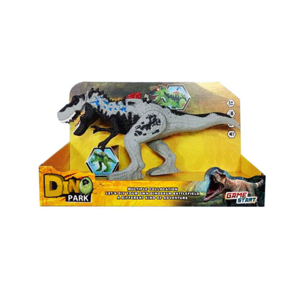 Dinosaur Dino Park igračka sa svjetlom i zvukom Siva