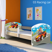 Dječji krevet ACMA s motivom, bočna sonoma 180x80 cm 03 Racing Car