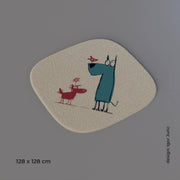 Tepih Dječji Dog 128 x 128 cm