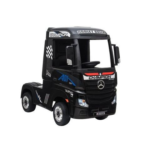 Kamion na akumulator Mercedes Actros 4x4 - crni