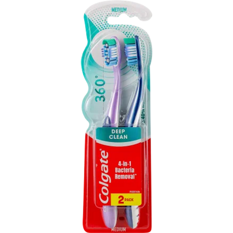 Colgate četkica za zube 360° medium 1+1