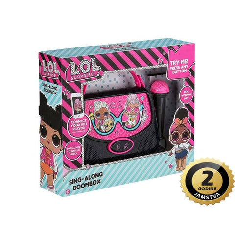 eKids karaoke L.O.L, mini set za djecu Suprise Sing Along Boombox LL-V111